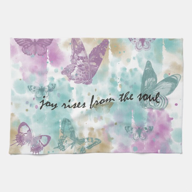 Linge De Cuisine Joy Rises from the Soul (Horizontal)