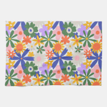 Joyeuse explosion de fleurs de couleur primaires