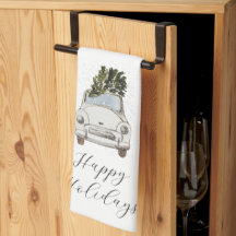 Joyeuses Fêtes Voiture Vintage