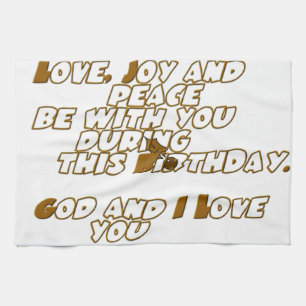 Linge De Cuisine Joyeux anniversaire