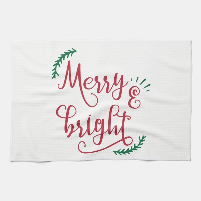 Linge De Cuisine Joyeux et lumineux vacances (Horizontal)