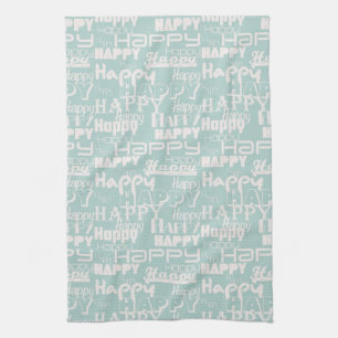 Linge De Cuisine Joyeux Mots Bleus