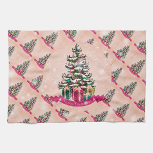 Linge De Cuisine Joyeux Noël Heureux Meilleur Cadeau