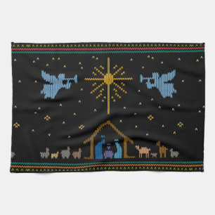Linge De Cuisine Joyeux Noël Sweat Nativité Christian Joyeux