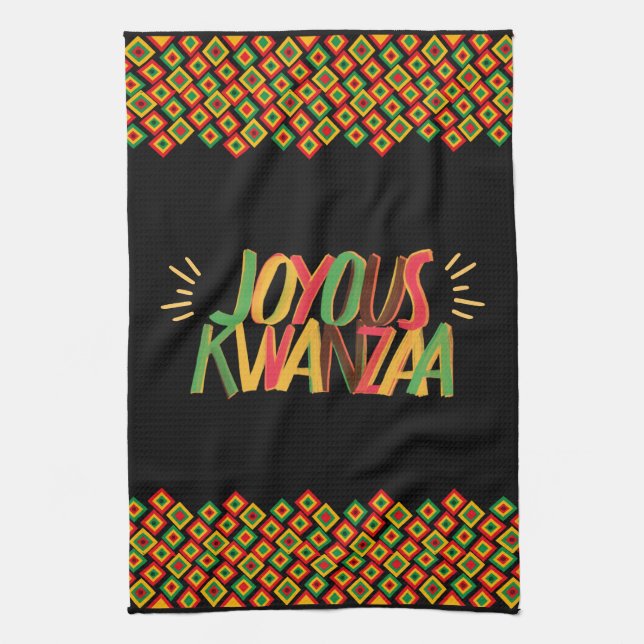 Linge De Cuisine Joyous Kwanzaa (Vertical)