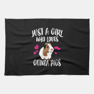 Linge De Cuisine Juste Une Fille Qui Aime Guinée Cochons Guinée Cad