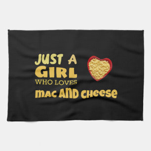 Linge De Cuisine Juste une fille qui aime le mac et le fromage