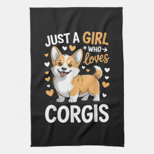 Linge De Cuisine Juste Une Fille Qui Aime Les Corgis