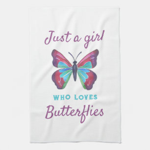 Linge De Cuisine Juste une fille qui aime les papillons