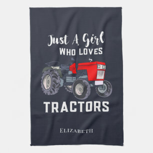 Linge De Cuisine Juste Une Fille Qui Aime Les Tracteurs