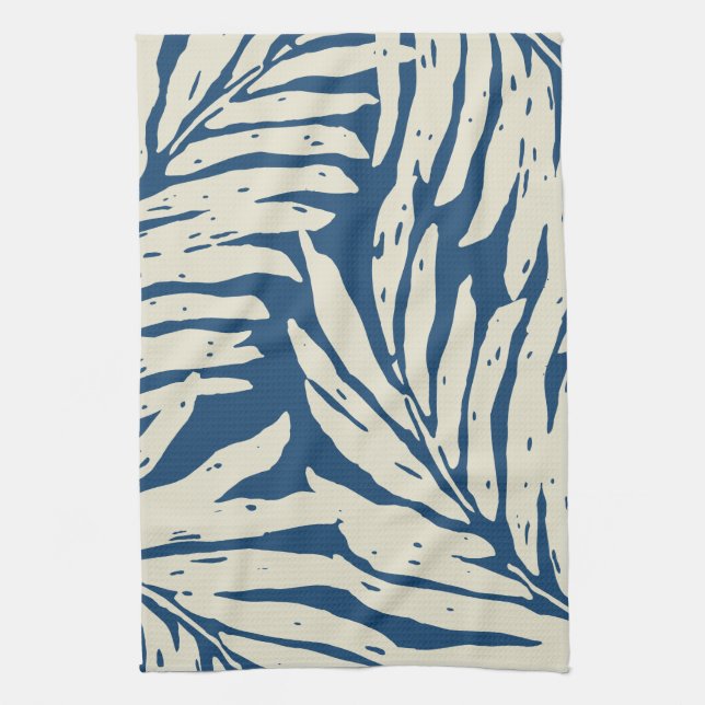Linge De Cuisine Kahanu Garden Palm hawaïen Feuille (Vertical)