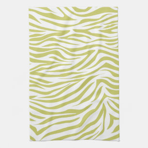 Linge De Cuisine Kaki Safari Zebra
