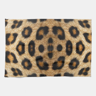 Linge De Cuisine Kaleidoscope Leopard Fur Motif