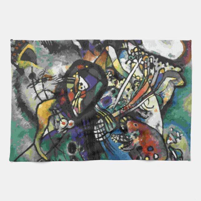 Linge De Cuisine Kandinsky - Deux Ovales (Horizontal)