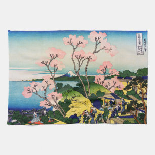 Linge De Cuisine Katsushika Hokusai - Gotenyama, Tokaido, Shinagawa