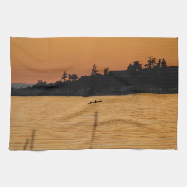 Linge De Cuisine Kayakers (Horizontal)