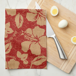 Linge De Cuisine Ketmie vintage de Hawaïen de Mele Kalikimaka