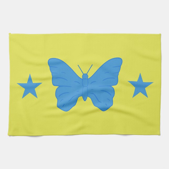 Linge De Cuisine Kitchen towel with Flag of Bady Bassit (Horizontal)