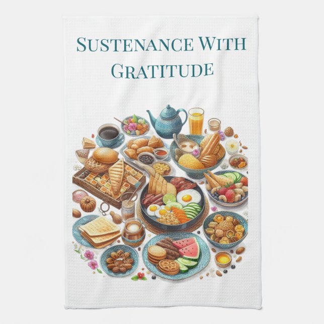 Linge De Cuisine Kitchen Towels-Islamic Themed Kitchen Towel (Vertical)