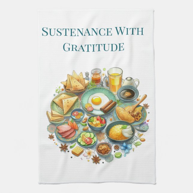 Linge De Cuisine Kitchen Towels-Islamic Themed Kitchen Towels (Vertical)