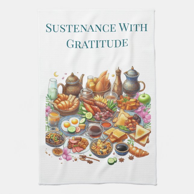 Linge De Cuisine Kitchen Towels-Islamic Themed Kitchen Towels (Vertical)