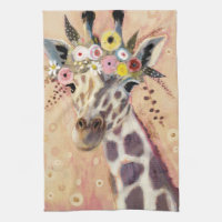 Klimt Giraffe | Orné De Fleurs