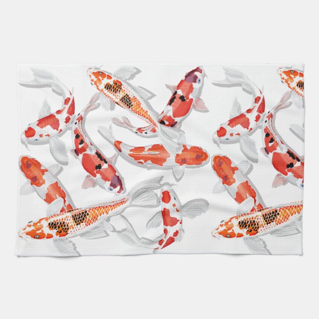 Linge De Cuisine Koi (Horizontal)