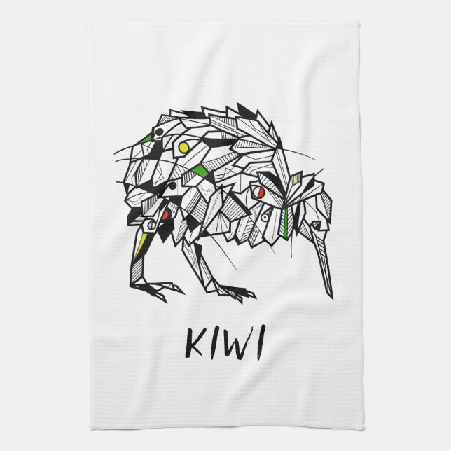 Linge De Cuisine Koru Kiwi (Vertical)