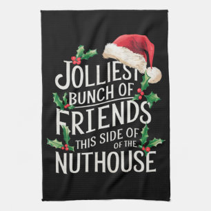 Linge De Cuisine La bande de copains la plus joyeuse Noël Correspon