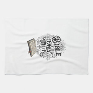 Linge De Cuisine La Bible est le seul T-Shirt chrétien de vérité