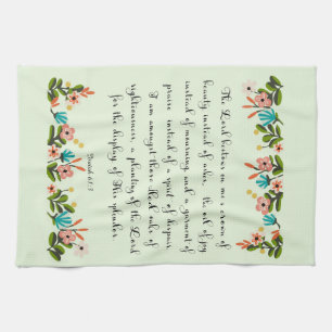 Linge De Cuisine La bible exprime l'art en vers - 61:3 d'Isaïe