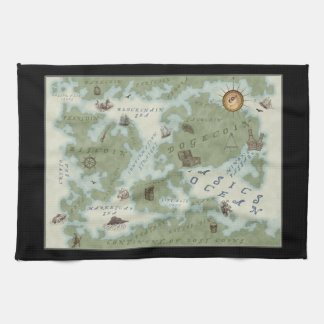 Linge De Cuisine La carte du monde de Cryptocurrency