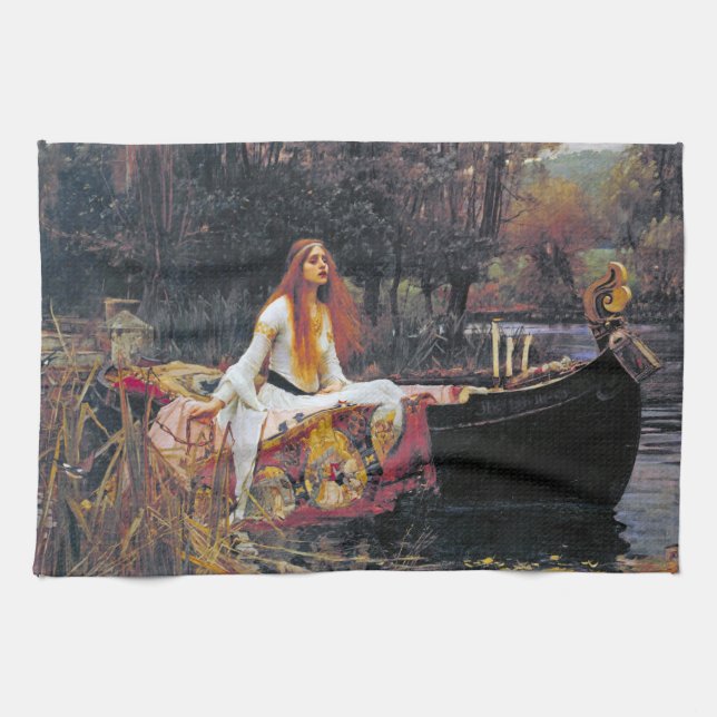 Linge De Cuisine La Dame de Shalott, John William Waterhouse (Horizontal)