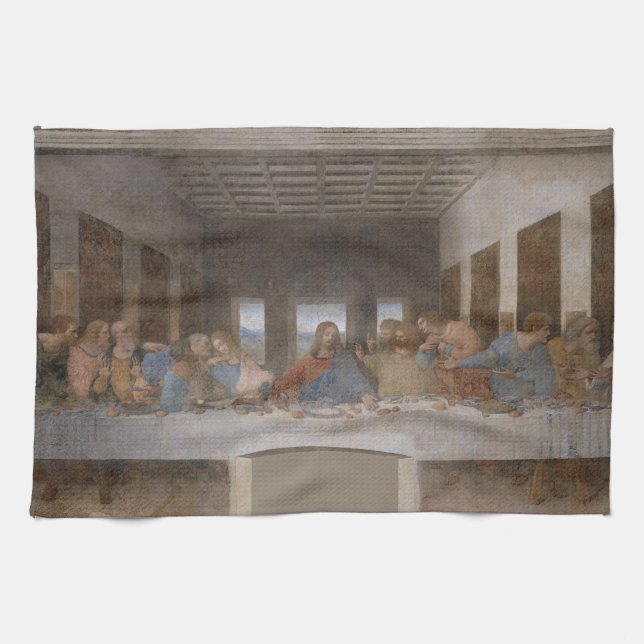 Linge De Cuisine La Dernière Cène de Léonard de Vinci (Horizontal)