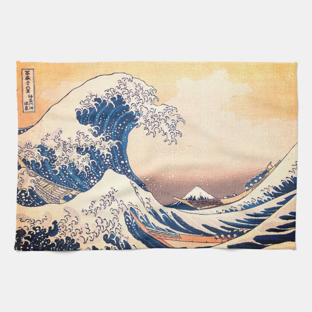 Linge De Cuisine La Grande Vague (Horizontal)