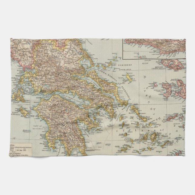 Linge De Cuisine La Grèce 4 (Horizontal)