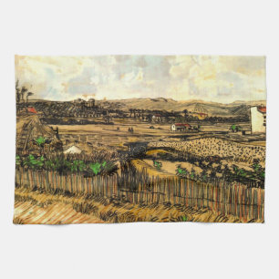 Linge De Cuisine La Moisson en Provence Montmajour par Vincent van