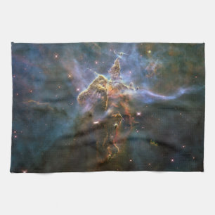 Linge De Cuisine La montagne mystique en Carina Nebula Espace Hubbl