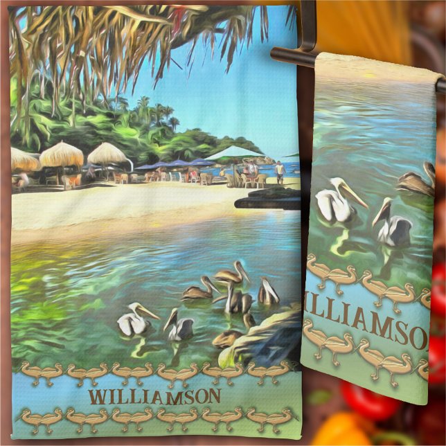 Linge De Cuisine La rivière rencontre l'océan 0330 (Créateur téléchargé)