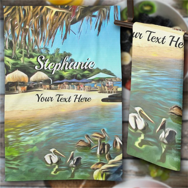 Linge De Cuisine La rivière rencontre l'océan 0330 (Créateur téléchargé)