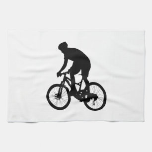 Linge De Cuisine La silhouette des VTT - Choisir la couleur arrière