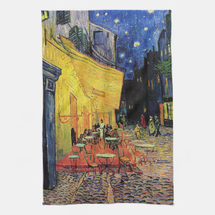 Linge De Cuisine la terrasse du café sur la place du forum, Arles..