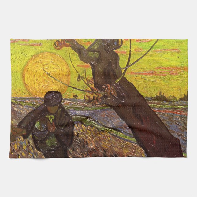 Linge De Cuisine La tour par Vincent van Gogh (Horizontal)