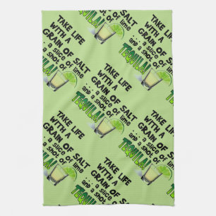 Linge De Cuisine La vie, chaux, sel, TEQUILA ! Humour de cocktail