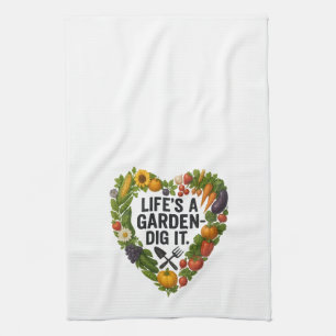 Linge De Cuisine La vie est un jardin