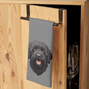 Linge De Cuisine Labradoodle Chien noir