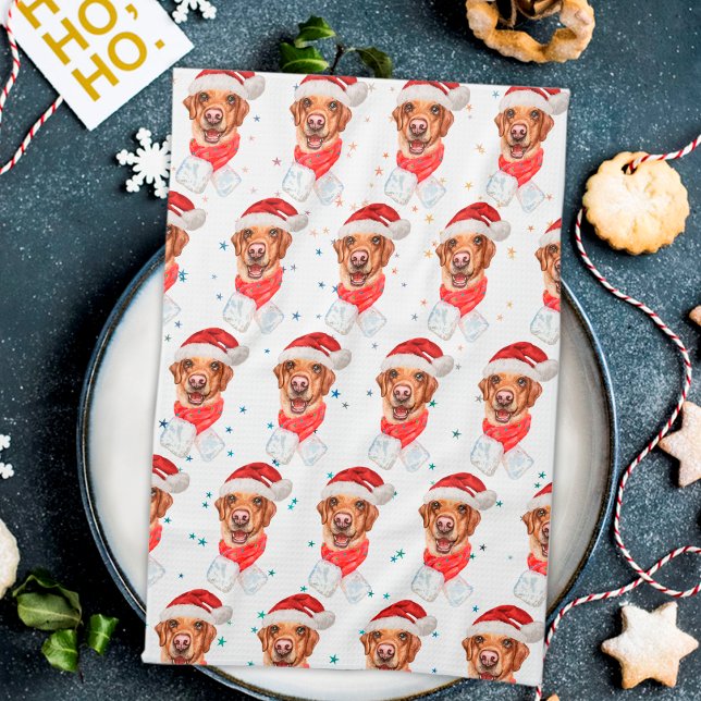 Linge De Cuisine Labrador Chien de race Noël (Créateur téléchargé)