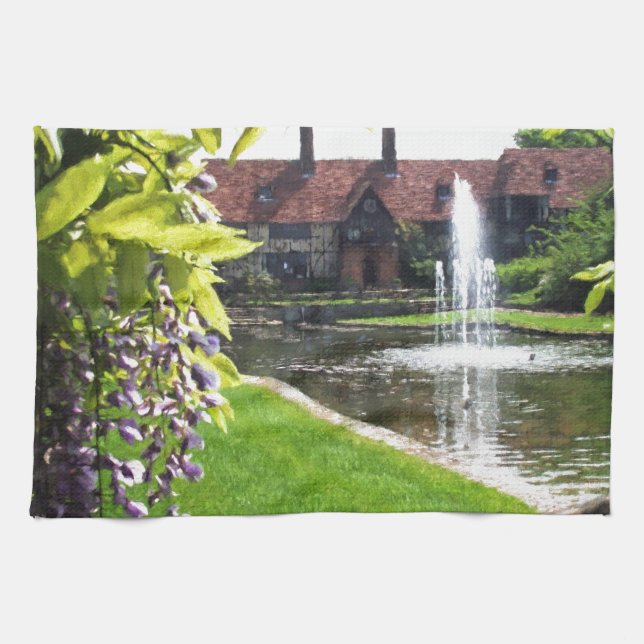Linge De Cuisine Lac et Fontaine au RHS Wisley (Horizontal)