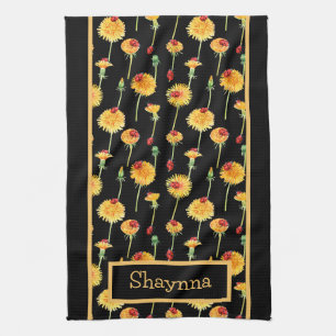 Linge De Cuisine Ladybugs et Dandelions