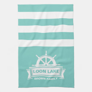 Linge De Cuisine Lake House Vacances Nom de famille